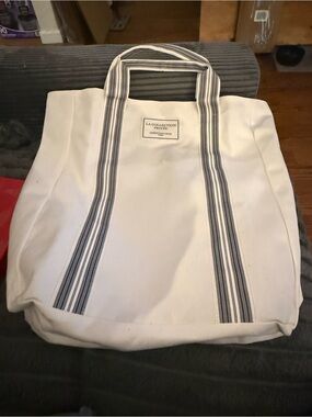 Christian Dior White Tote Bag gift with purchase item New!!